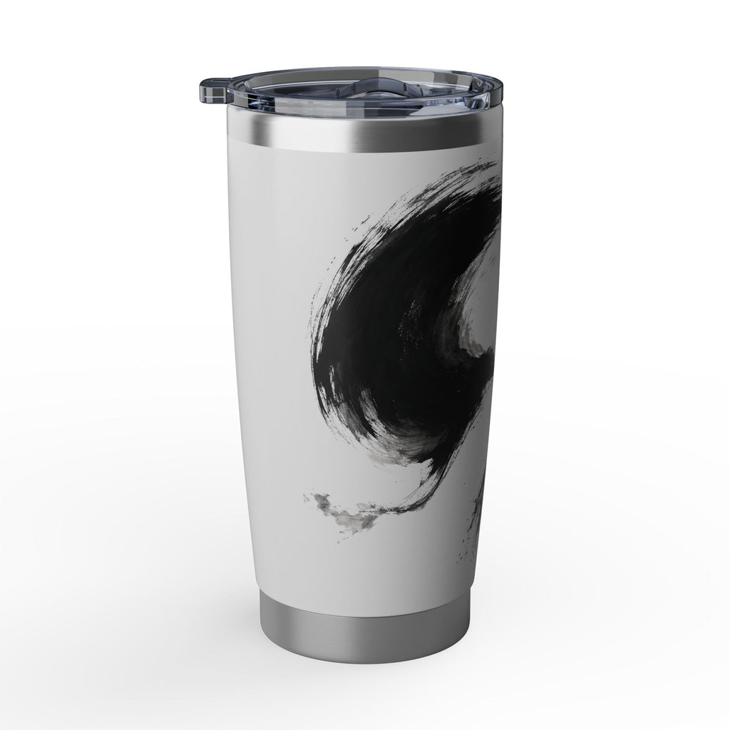 Travel Cup of Opposing Currents - Original Abstract Ink Art by Xuan Printify
