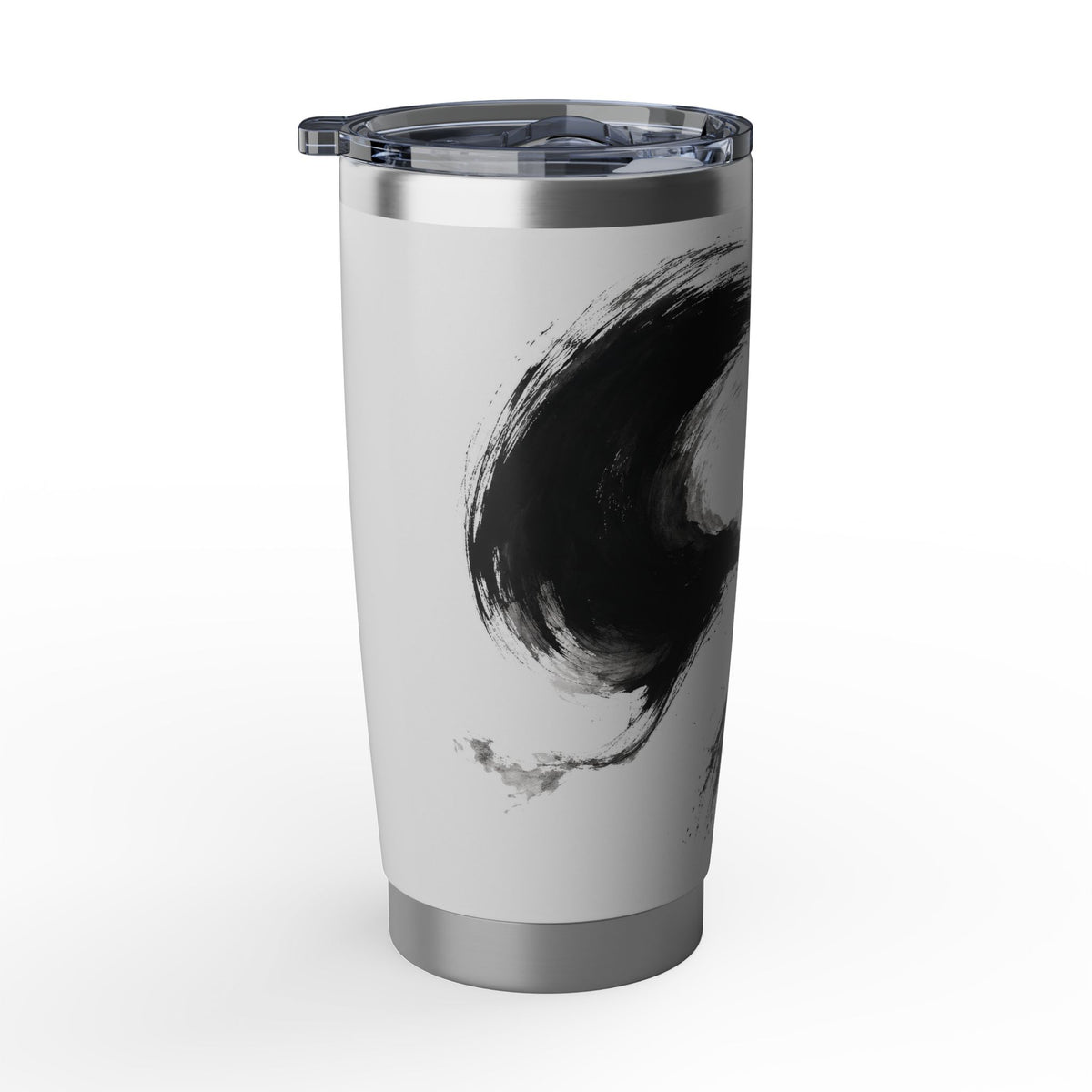 Travel Cup of Opposing Currents - Original Abstract Ink Art by Xuan Printify