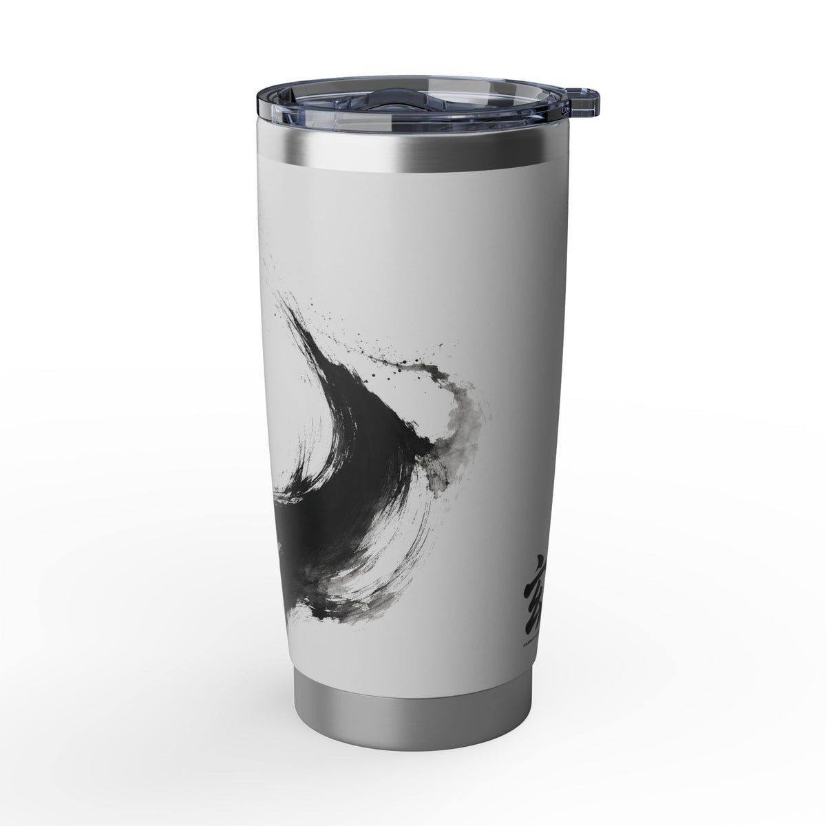 Travel Cup of Opposing Currents - Original Abstract Ink Art by Xuan Printify