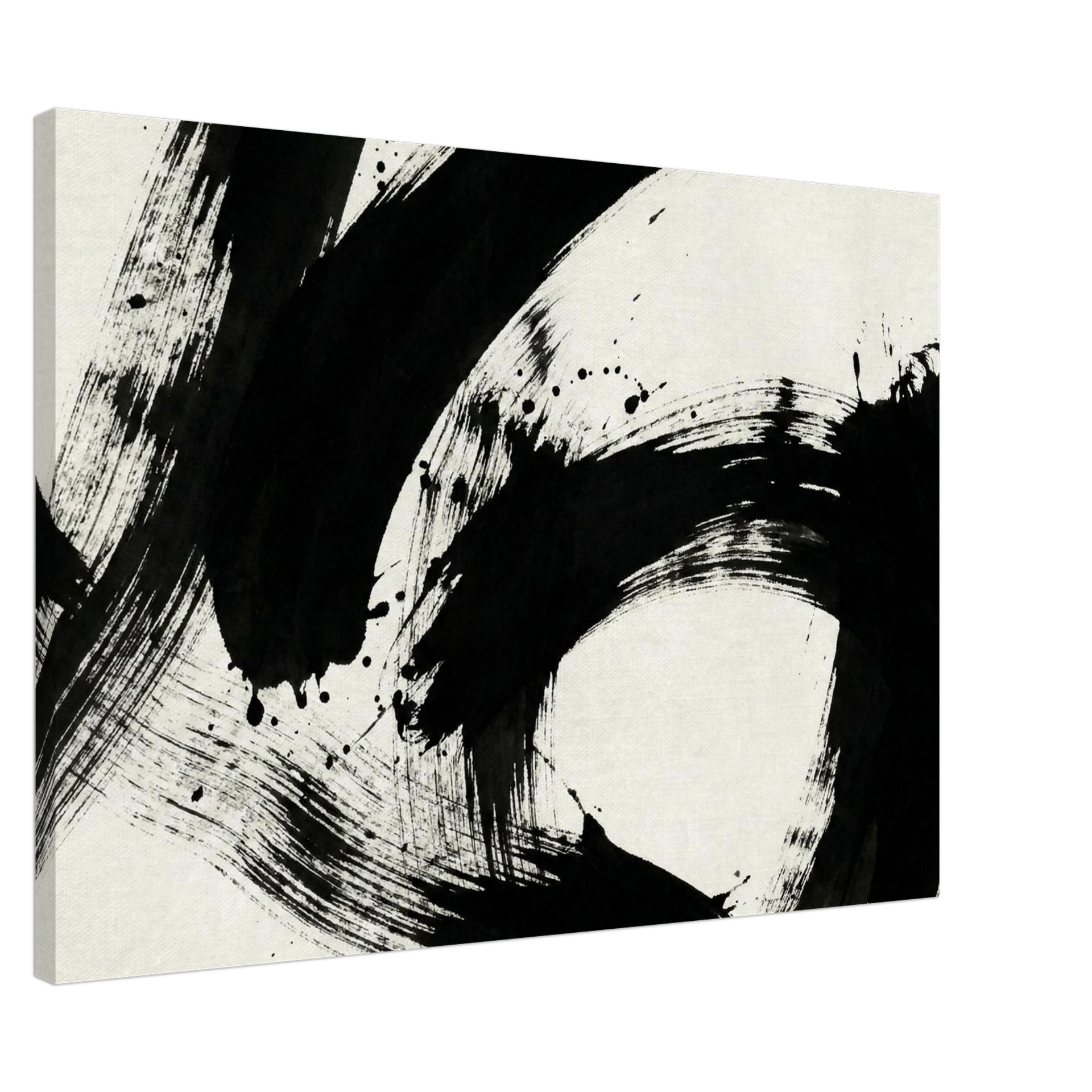 Modern Calligraphy Art - Momentum in Ink Zen Print – Xuan Arts