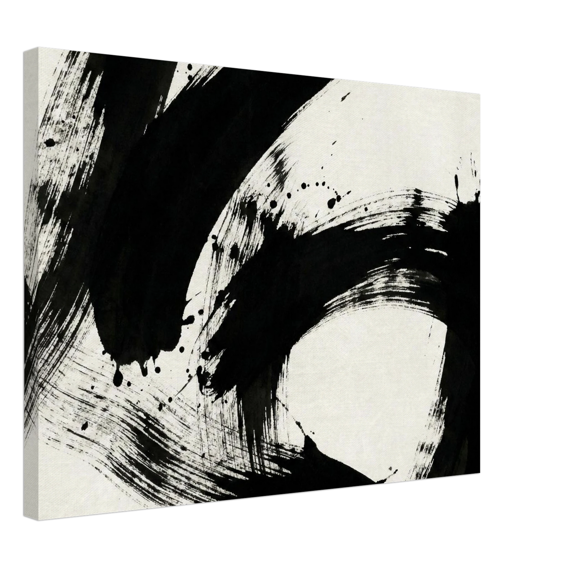 Modern Calligraphy Art - Momentum in Ink Zen Print – Xuan Arts